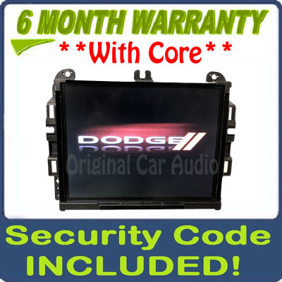 2016  Dodge Durango OEM VP4 RA4 NA Touch Screen Navigation System U Connect Multi Media Receiver