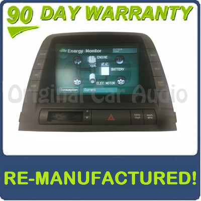 Reman 2004 - 2006 Toyota Prius OEM Information Energy Center Display Screen