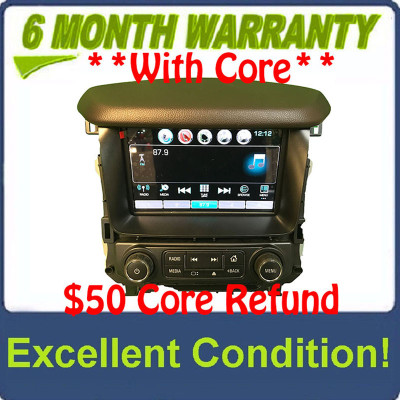 2015 - 2016 GMC Yukon XL OEM Intellink Pop Up Touch Infotainment Display Monitor - RED