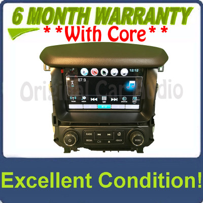 2015 - 2016 GMC Yukon XL OEM Intellink Pop Up Touch Infotainment Display Monitor - RED