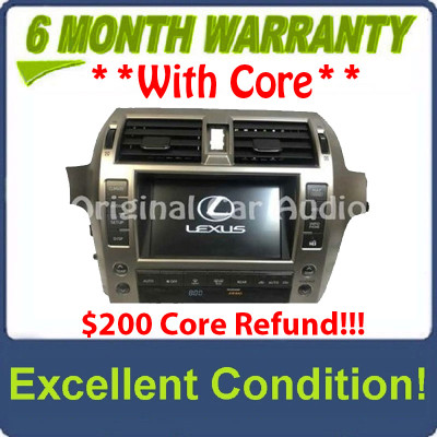 2010 - 2013 Lexus GX460 OEM Climate Control Navigation Touchscreen Information Display 2010 - 2013 Lexus GX460 OEM Climate Control Navigation Touchscreen Information Display