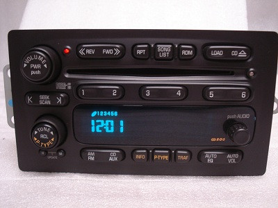 2002 - 2003 Buick Rendezvous RDS Radio & 6 CD Player