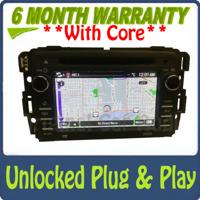 Unlocked 2013 - 2014 GMC Acadia OEM AM FM XM AUX HD Touchscreen Radio CD DVD Player