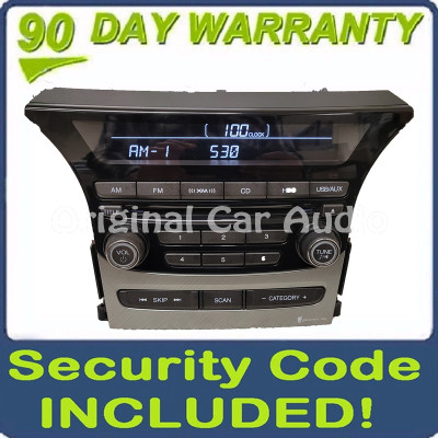 2012 - 2015 Honda Pilot OEM AM FM Navigation Gracenote Radio 2AV0