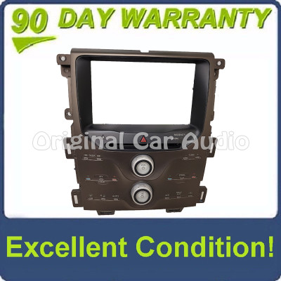 2013 Ford Edge OEM AM FM Dual A/C Climate Radio Control Bezel ONLY