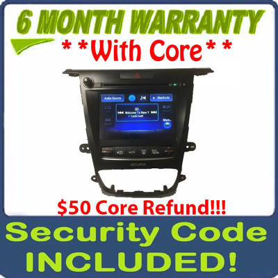 Refurbished 2015 - 2017 Acura TLX OEM Navigation Radio Display Screen Receiver w/o Controller