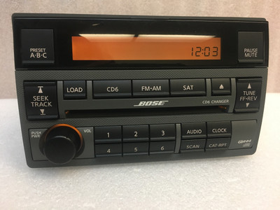 New 05-06 Nissan Altima Bose Radio & CD player