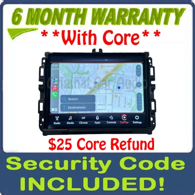 NEW 2019 - 2020 Ram Truck 1500 OEM AM FM Radio Touch Screen 8.4" VP2_8.4 DT SXM