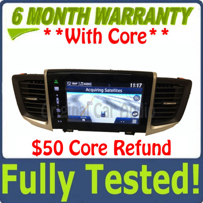 Blemished 2016 - 2017 Honda Pilot OEM Touch Screen Navigation Multimedia AM FM Radio Receiver