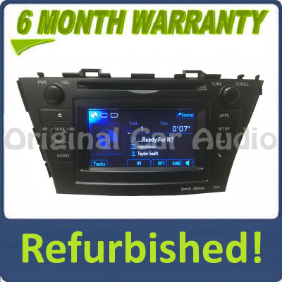 Refurbished 2012 - 2014 TOYOTA PRIUS V OEM AM FM XM HD Radio Touch Screen Receiver w/ New Screen 57011