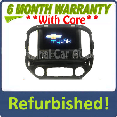 Refurbished 2017 - 2018 Chevy Colorado OEM Touch Screen Radio Navigation Display w/o Vents