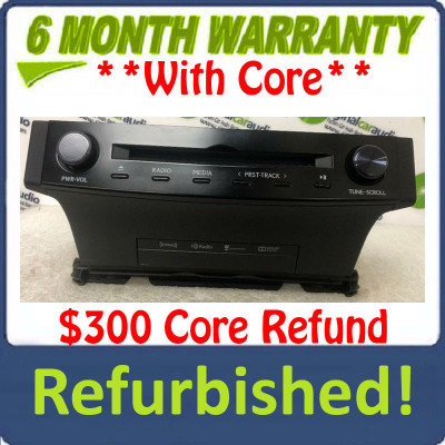 Refurbished 2014 - 2017 Lexus IS200T IS350 OEM Gracenote Navigation Multi Media HD Radio Receiver P10435 CANADIAN MODEL ONLY