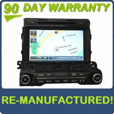 Reman 2014 - 2015 Kia Optima OEM Touch Screen GPS Navigation AM FM SAT Radio Receiver