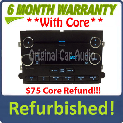 Refurbished 2010 - 2016 FORD F250 F350 Super Duty OEM MP3 Single CD Radio Stereo DATA