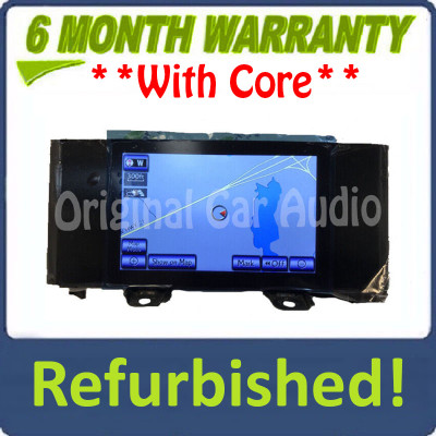 Refurbished 2014 - 2016 Lexus RC350 IS350 IS250 IS200T Navigation Radio Display Screen Refurbished 2014 - 2016 Lexus RC350 IS350 IS250 IS200T Navigation Radio Display Screen