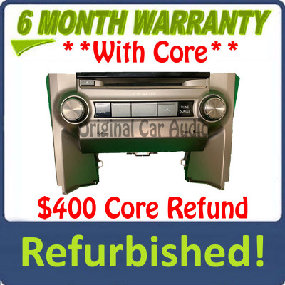 2014 - 2021 Lexus GX460 OEM Non-Navigation Multi Media Gracenote CD HD Radio Receiver