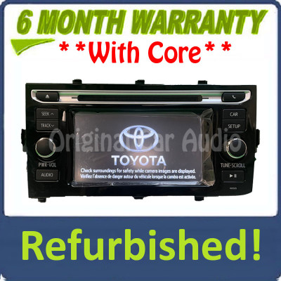 Refurbished 2015 - 2016 Toyota Prius C OEM Touch Screen AM FM HD Radio Receiver
