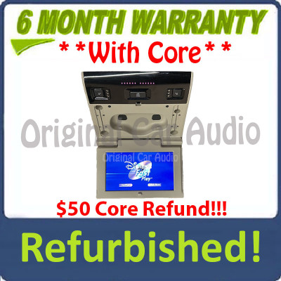 Refurbished 2017 - 2020 Chevrolet Chevy GMC Cadillac OEM Rear Seat Entertainment DVD Display Monitor SHALE