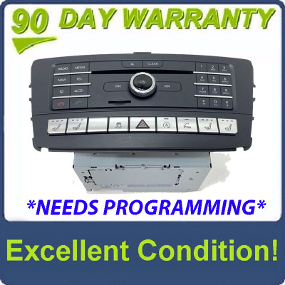 2016 - 2019 Mercedes GLE-Class OEM Navigation AM FM Radio Receiver w/ Climate Control Buttons