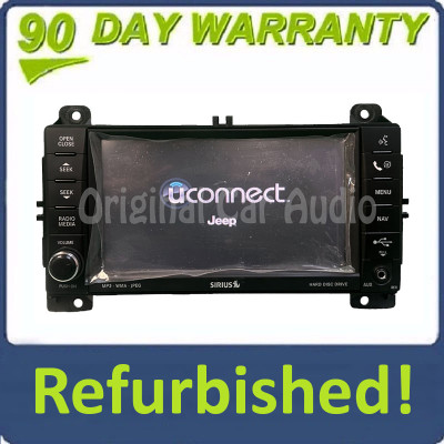 Refurbished 2011 - 2013 Jeep Dodge OEM Navigation Radio CD DVD Player MP3 Display Screen RER