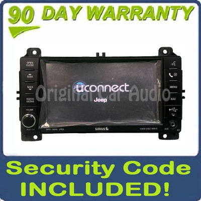 Refurbished 2011 - 2013 Jeep Dodge OEM Navigation Radio CD DVD Player MP3 Display Screen RER