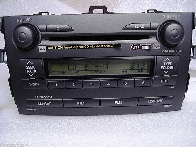 Toyota Corolla JBL Radio Aux Input 6 CD Player 86120-02790 2009 2010 2011