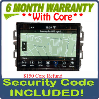 2018 - 2023 Jeep Renegade OEM Uconnect 8.4" Touch Screen Radio Apple CarPlay NAVIGATION