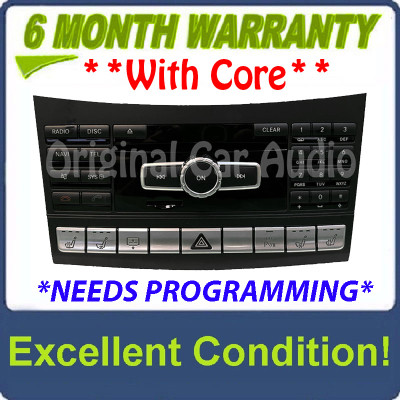 2014 - 2017 Mercedes E-Class OEM Navigation Command Head Unit GPS Single CD Audio