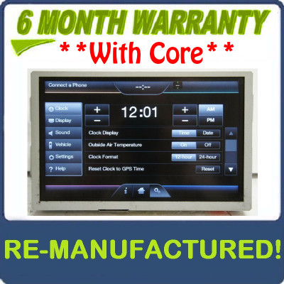 Reman 2016 - 2018 Lincoln MKX OEM Factory 8 Inch Radio Media Touch Screen Display