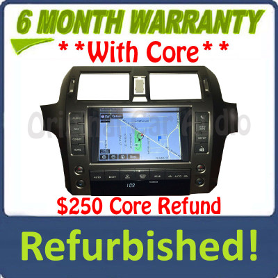 Refurbished 2014 - 2019 Lexus GX460 OEM Navigation Info Touch Screen Multi Display