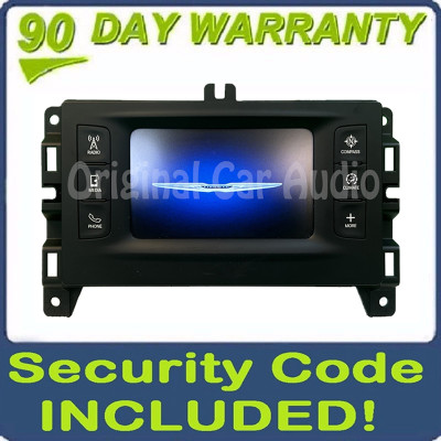 2016 - 2019 Chrysler Pacifica OEM VP2 5" Bluetooth XM Radio Uconnect Touchscreen