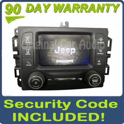 2017 - 2020 Jeep Compass OEM VP2 Uconnect 5.0 AM FM SAT Bluetooth Multi Media Radio Receiver