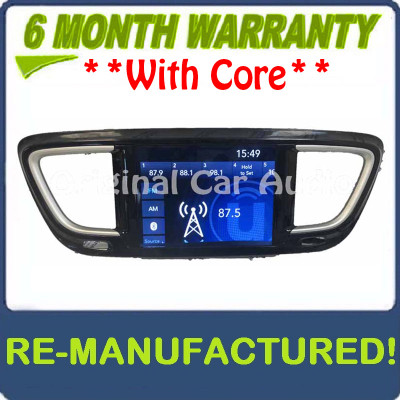 Reman 2017 - 2020 Chrysler Pacifica Voyager OEM JB2 Radio Touch Screen Display Monitor ONLY