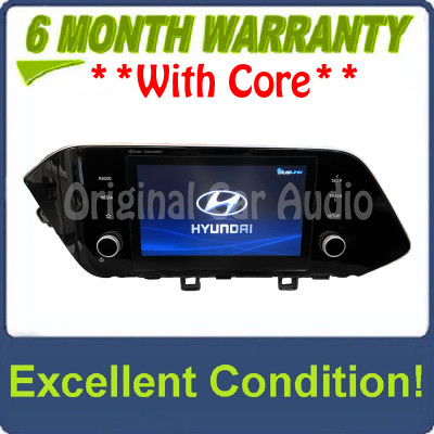 2020 - 2023 HYUNDAI SONATA OEM AM FM SXM HD RADIO RECEIVER DISPLAY 8" SCREEN PANEL