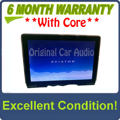 2020 - 2023 Lincoln Aviator OEM 10" Sync 3 Multi Media Radio Touch Screen Front Display Information Info Nav Monitor ONLY