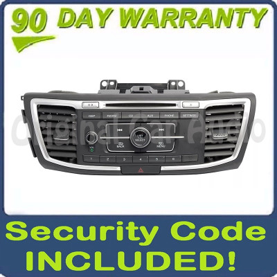 2016 - 2017 Honda Accord OEM Non Navigation Media Radio Receiver