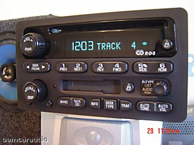 GMC Radio Receiver AM FM Tape Cassette Deck CD Player