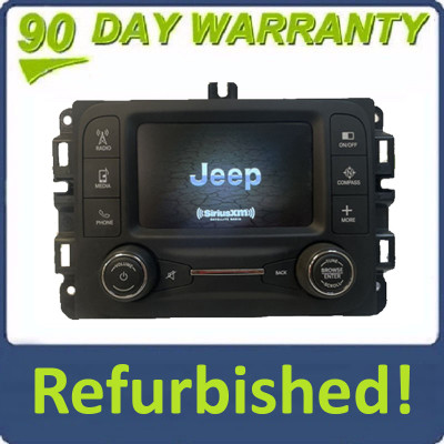 Refurbished 2015 - 2017 Jeep Renegade OEM VP@ Touch Screen Multimedia AM FM SAT Radio Receiver