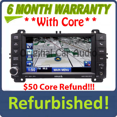 Refurbished 2011 2012 2013 JEEP DODGE OEM High-Speed MyGig Navigation Radio CD Player Receiver