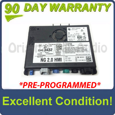 PRE-PROGRAMMED 2015 GM Cadillac OEM Navigation Multimedia Infotainment NG 2.0 HKI