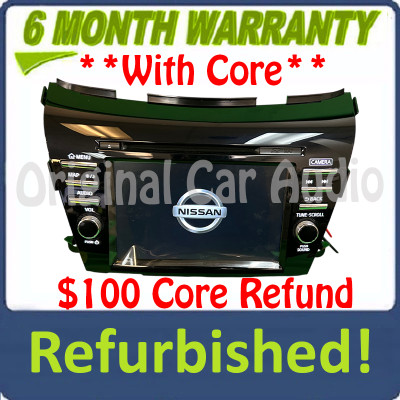Refurbished 2015 2016 2017 2018 2019 Nissan Murano OEM Navigation BOSE Radio CD Player Receiver w/ CARPLAY