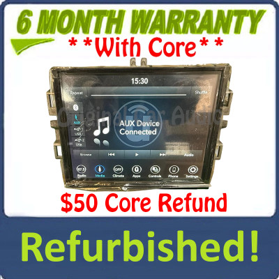 Refurbished 2017 - 2021 Ram Jeep Grand Cherokee OEM Uconnect 8.4 4C UAS VP4 RA4 Multi Media Receiver