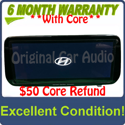 2021 - 2023 Hyundai Santa Fe OEM Navigation XM Harman Kardon Radio Receiver Info Display Screen