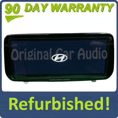 Refurbished 2021 - 2023 Hyundai Santa Fe OEM Navigation XM Harman Kardon Radio Receiver Info Display Screen