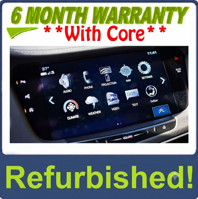New Screen 2016 - 2018 Cadillac CT6 Navigation Information Media Display Screen Refurbished