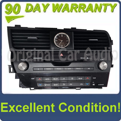 2019 - 2022 LEXUS RX350L RADIO AUDIO RECEIVER WITH CONTROL PANEL 86140-48A90
