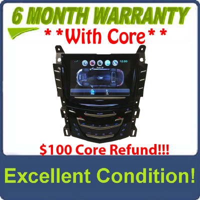 New Screen 2013 - 2019  GM Cadillac ATS CTS XTS Navigation GPS Bluetooth Touch Screen Display Control Panel Unit w/ Vented Heated and Cooled Seats Unit
