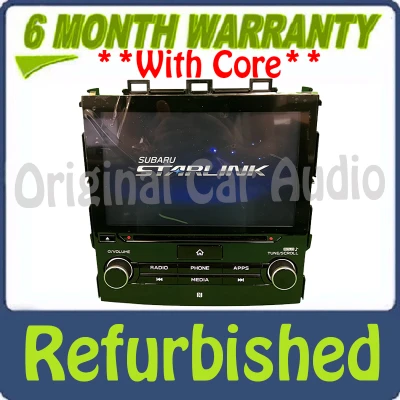 Refurbished 2020 - 2023 Subaru Ascent OEM Standard Sound Touch Screen Apple Car Play Android Auto CD Multi Media Radio Receiver - Analog