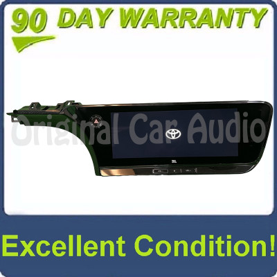 2022-2024 TOYOTA MIRAI FUEL CELL EV (FCEV) 12.3" JBL DISPLAY SCREEN WITH RADIO RECEIVER OEM 8610062210