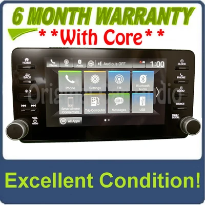 2018-2022 Honda Accord OEM 8" Media Non-Navigation Display Screen Blemished